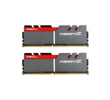 Модуль пам'яті для комп'ютера DDR4 16GB (2x8GB) 3200 MHz Trident Z Silver H/ Red G.Skill (F4-3200C16D-16GTZB)