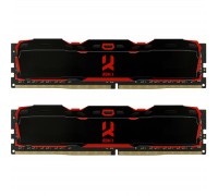 Модуль пам'яті для комп'ютера DDR4 16GB (2x8GB) 2666 MHz IRDM Black Goodram (IR-X2666D464L16S/16GDC)