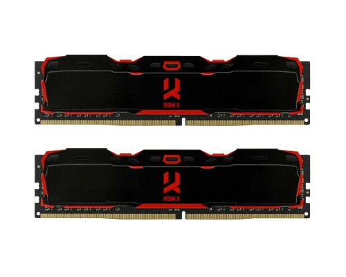 Модуль пам'яті для комп'ютера DDR4 16GB (2x8GB) 2666 MHz IRDM Black Goodram (IR-X2666D464L16S/16GDC)