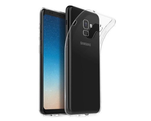 Чохол до мобільного телефона для SAMSUNG Galaxy A8 Plus 2018 Clear tpu (Transperent) Laudtec (LC-A73018BP)