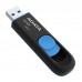 USB флеш накопичувач ADATA 128GB UV128 Black/Blue USB 3.1 (AUV128-128G-RBE)