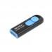 USB флеш накопичувач ADATA 128GB UV128 Black/Blue USB 3.1 (AUV128-128G-RBE)