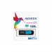 USB флеш накопичувач ADATA 128GB UV128 Black/Blue USB 3.1 (AUV128-128G-RBE)