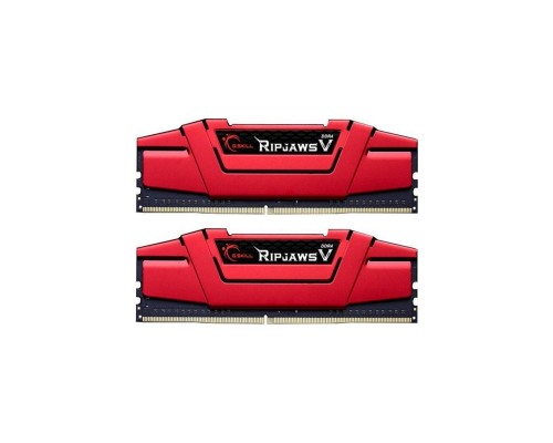 Модуль пам'яті для комп'ютера DDR4 8GB (2x4GB) 2666 MHz RIPJAWS V RED G.Skill (F4-2666C15D-8GVR)