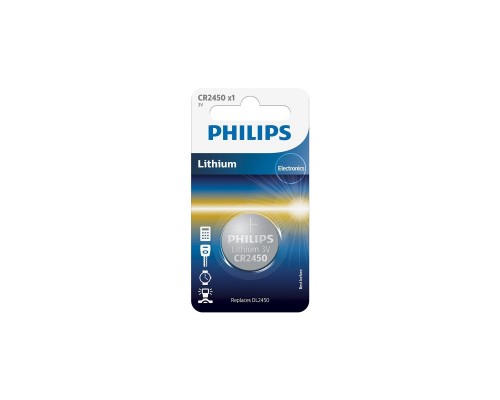 Батарейка Philips CR2450 Lithium * 1 (CR2450/10B)