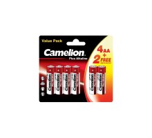 Батарейка Camelion AA LR6 Plus Alkaline * (4+2) (4+2LR6-BP)