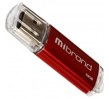 USB флеш накопичувач Mibrand 64GB Cougar Red USB 2.0 (MI2.0/CU64P1R)