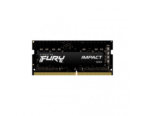 Модуль пам'яті для ноутбука SoDIMM DDR4 8GB 2666 MHz Fury Impact Kingston Fury (ex.HyperX) (KF426S15IB/8)