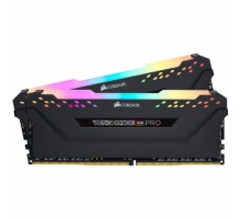 Модуль пам'яті для комп'ютера DDR4 16GB (2x8GB) 3600 MHz Vengeance RGB Pro Black Corsair (CMW16GX4M2D3600C18)