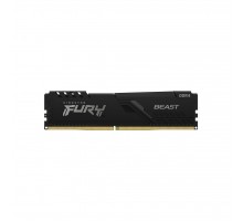 Модуль пам'яті для комп'ютера DDR4 16GB 2666 MHz FURY Beast Black Kingston Fury (ex.HyperX) (KF426C16BB/16)