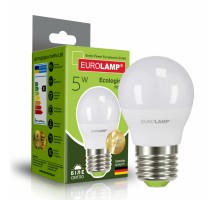 Лампочка Eurolamp LED G45 5W E27 4000K 220V (LED-G45-05274(P))