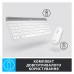 Комплект Logitech MK470 Slim Wireless UA Off-White (920-009205)