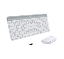 Комплект Logitech MK470 Slim Wireless UA Off-White (920-009205)