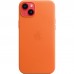 Чохол до мобільного телефона Apple iPhone 14 Plus Leather Case with MagSafe - Orange,Model A2907 (MPPF3ZE/A)