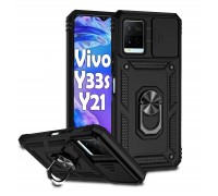 Чохол до мобільного телефона BeCover Military Vivo Y33s / Y21 Black (708834)