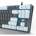 Клавіатура Aula F3287 Keycap KRGD Blue USB UA White/Grey (6948391240688)