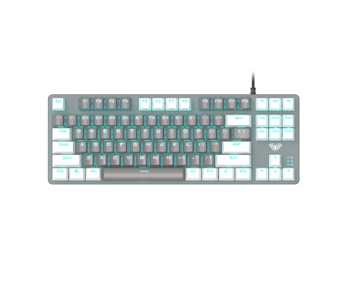 Клавіатура Aula F3287 Keycap KRGD Blue USB UA White/Grey (6948391240688)