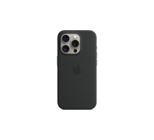 Чохол до мобільного телефона Apple iPhone 15 Pro Silicone Case with MagSafe Black (MT1A3ZM/A)