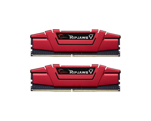 Модуль пам'яті для комп'ютера DDR4 16GB (2x8GB) 2666 MHz Ripjaws V Red G.Skill (F4-2666C19D-16GVR)