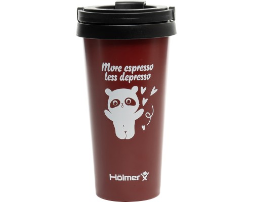 Термокружка Hölmer Coffee Time Брунатна (TC-0500-DR Coffee Time)