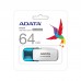 USB флеш накопичувач ADATA 64GB AUV 240 White USB 2.0 (AUV240-64G-RWH)