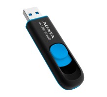 USB флеш накопичувач ADATA 512GB AUV 128 Black/Blue USB 3.2 (AUV128-512G-RBE)