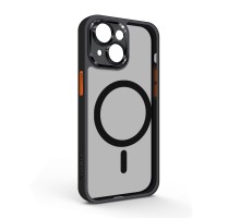 Чохол до мобільного телефона Armorstandart Unit MagSafe SE Apple iPhone 13 Black Orange (ARM75368)