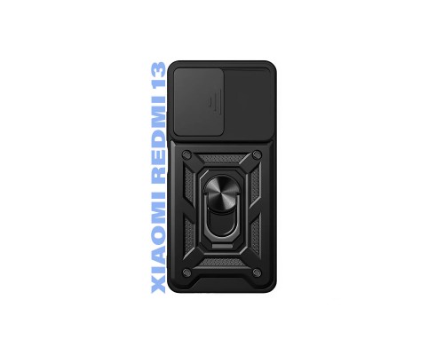 Чохол до мобільного телефона BeCover Military Xiaomi Redmi 13 Black (711551)