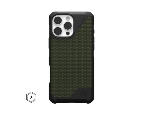 Чохол до мобільного телефона UAG iPhone 16 Pro Max Metropolis LT Magsafe Kevlar Olive (114453113972)