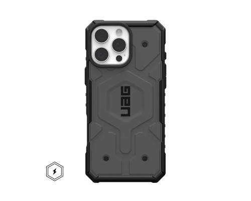 Чохол до мобільного телефона UAG iPhone 16 Pro Max Pathfinder Magsafe Silver (114469113333)