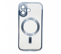 Чохол до мобільного телефона BeCover TPU Chrome Case (MagSafe) для Apple iPhone 16 Plus Sierra Blue (712077)