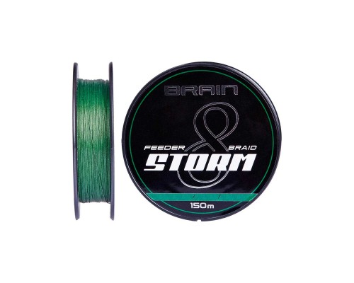 Шнур Brain fishing Storm 8X 150m 0.10mm 13lb/5.9kg Green (1858.51.70)