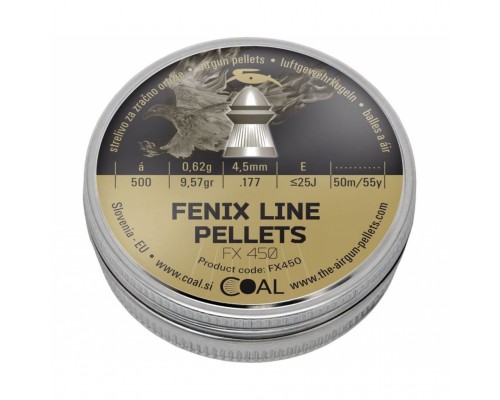 Пульки Coal Fenix Line 4,5 мм 500 шт/уп (FX450)