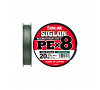 Шнур Sunline Siglon PE х8 150m 1.2/0.187mm 20lb/9.2kg Dark Green (1658.09.78)