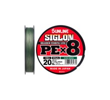 Шнур Sunline Siglon PE х8 150m 1.2/0.187mm 20lb/9.2kg Dark Green (1658.09.78)