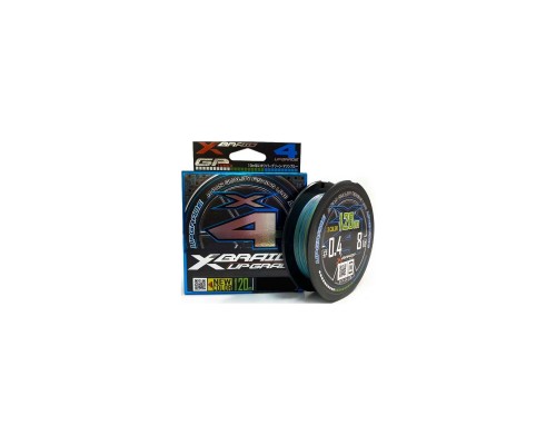 Шнур YGK X-Braid Upgrade X4 Multi Color 120m 0.5/0.117mm 10lb/4.5kg (5545.04.09)