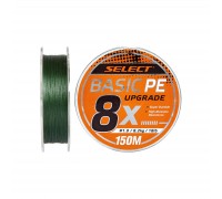 Шнур Select Basic PE 8x 150m Dark Green 1.5/0.18mm 22lb/10kg (1870.31.36)