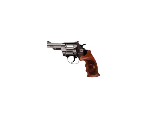 Револьвер под патрон Флобера Alfa 431 (никель, дерево) (144943/9)