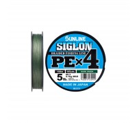 Шнур Sunline Siglon PE н4 150m 0.3/0.094mm 5lb/2.1kg Dark Green (1658.09.14)