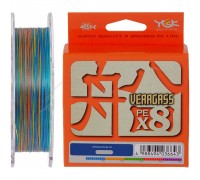 Шнур YGK Veragass Fune X8 150m Multi Color 1.2/0.185mm 25lb/10.3kg (5545.02.63)