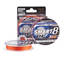 Шнур Favorite Smart PE 8x 150м 1.0/0.171mm 12lb/8.7kg Red Orange (1693.10.82)