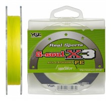 Шнур YGK G-Soul X3 100m Yellow 0.8/0.148mm 13lb (5545.01.92)