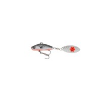 Блешня Savage Gear 3D Sticklebait Tailspin 65mm 9.0g Black Red (1854.43.92)