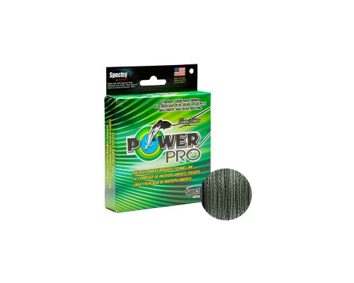 Шнур Power Pro Moss Green 275m 0.19mm 28.6lb/13.0kg (2266.74.63)