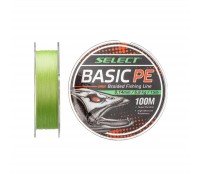 Шнур Select Basic PE 100m Light Green 0.16mm 18lb/8.3kg (1870.27.50)