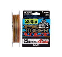 Шнур Sunline PE-Jigger ULT 200m 0.8/0.148mm 12lb/6.0kg Multi Color (1658.10.33)