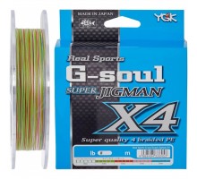 Шнур YGK Super Jig Man X4 200m Multi Color 0.6/0.128mm 12lb (5545.00.52)