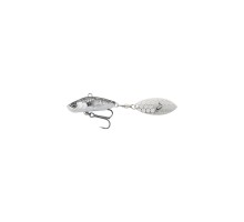 Блешня Savage Gear 3D Sticklebait Tailspin 65mm 9.0g Black Silver (1854.43.89)