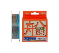 Шнур YGK Veragass Fune X8 - 100m connect 2.5/19kg 10m x 5 colors (5545.02.75)