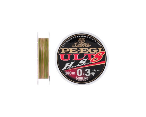 Шнур Sunline PE EGI ULT HS8 180m 0.7/0.138mm 5.3kg (1658.07.79)